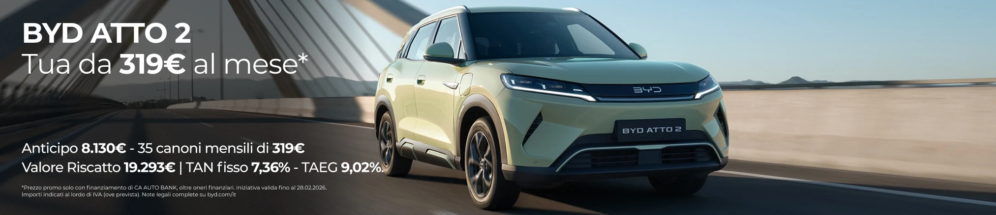 Offerte e promozioni 尊龙凯时 ATTO 2 con Leasing Privati